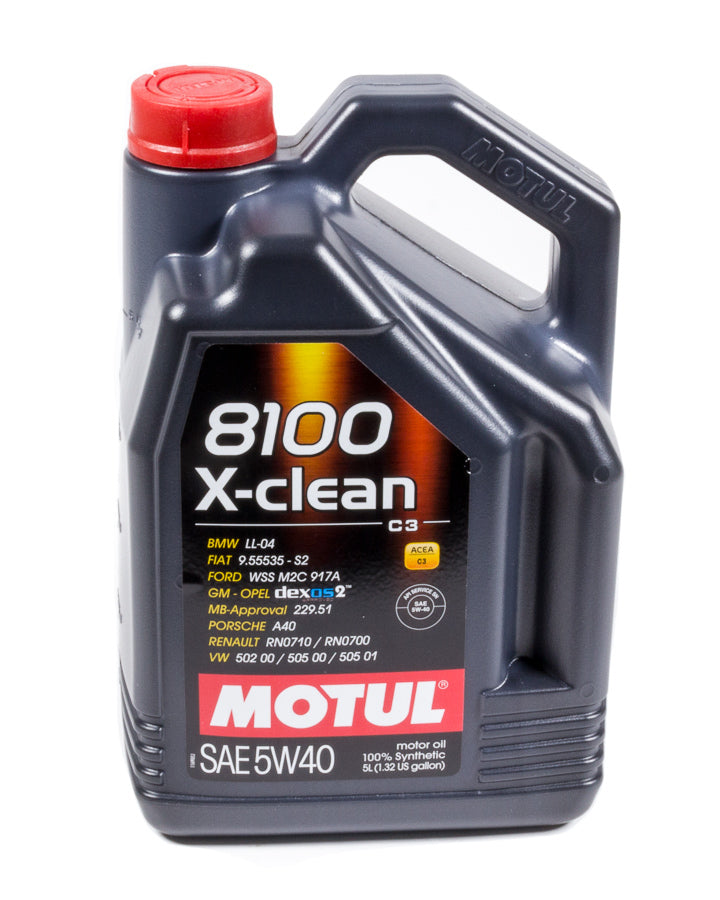 Motul MTL102051 8100 X-Clean 5w40 5 Liter Dexos2