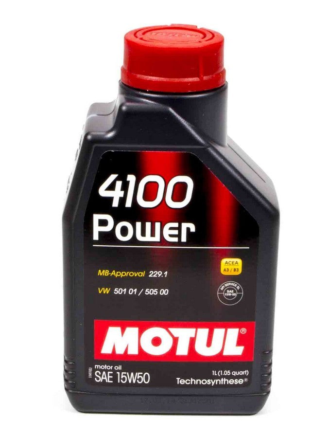 Motul MTL102773 4100 Power 15W50 Oil 1 Liter