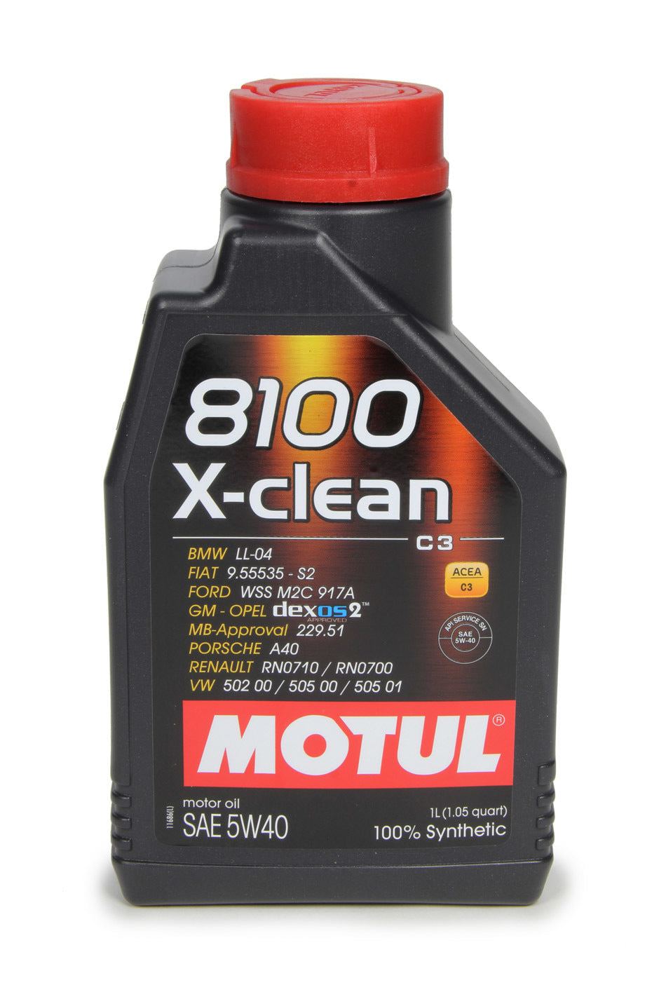 Motul MTL102786 8100 X-Clean 5w40 Oil 1 Liter Dexos2