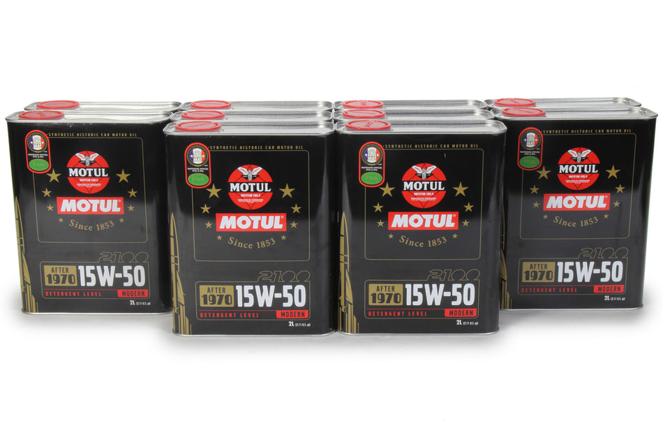 Motul 104512 2100 Classic Oil 15w50 Case 10 x 2 Liter