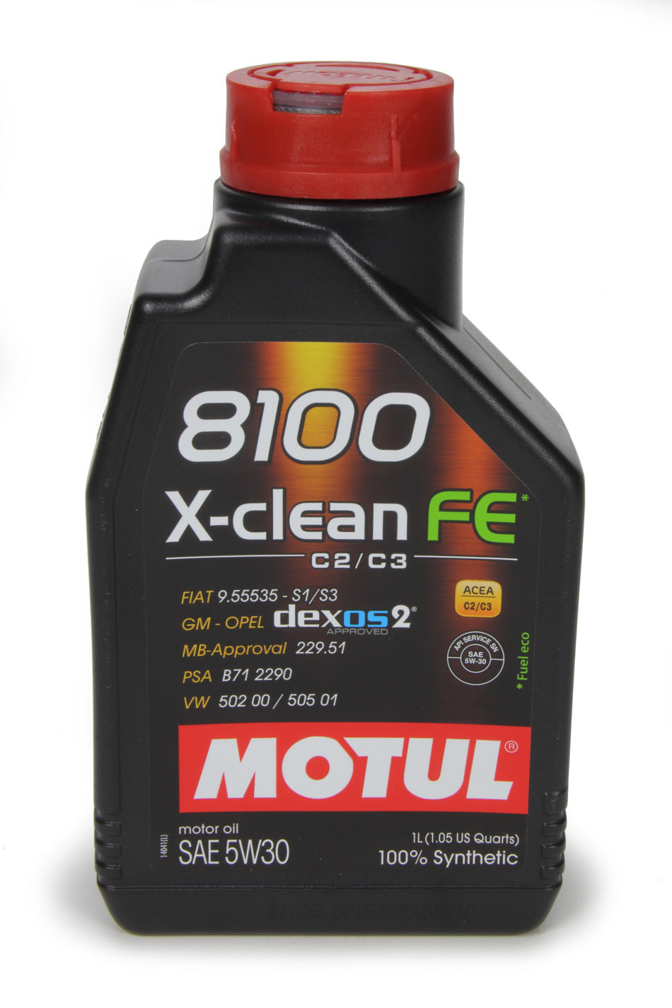 Motul MTL104775 8100 X-Clean FE 5w30 Oil 1 Liter