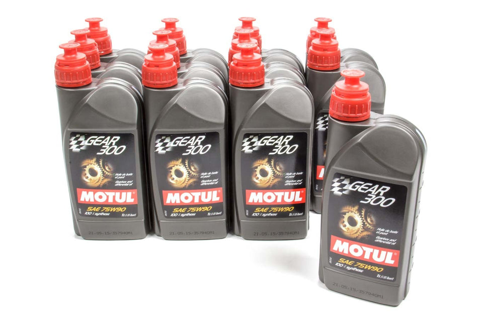 Motul 105777 Gear 300 75w90 Oil Case/12-Liter