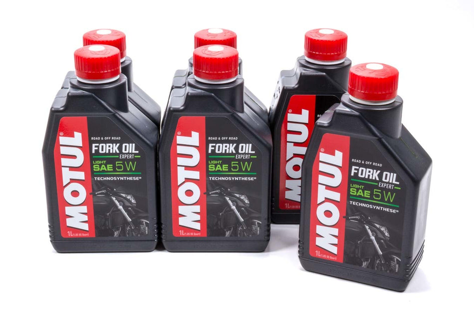 Motul 105929 Fork Oil Expert Light 5W Case 6-1 Liter