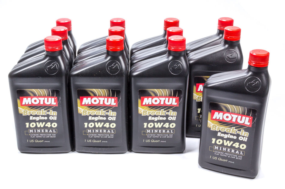 Motul 108080 Break-In Oil 10w40 Case 12 x 1 Qt.