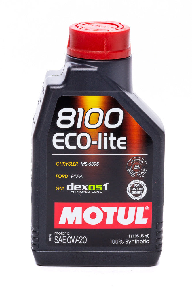 Motul MTL108534 8100 0w20 Eco-Lite Oil 1 Liter Dexos1