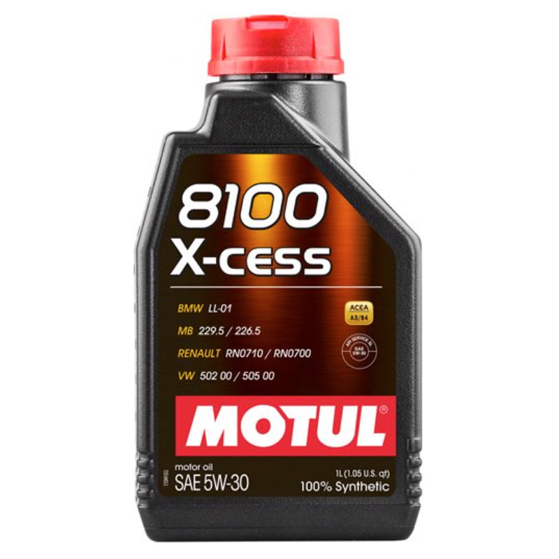 Motul MTL108944 8100 X-Cess 5w30 Oil 1 Liter