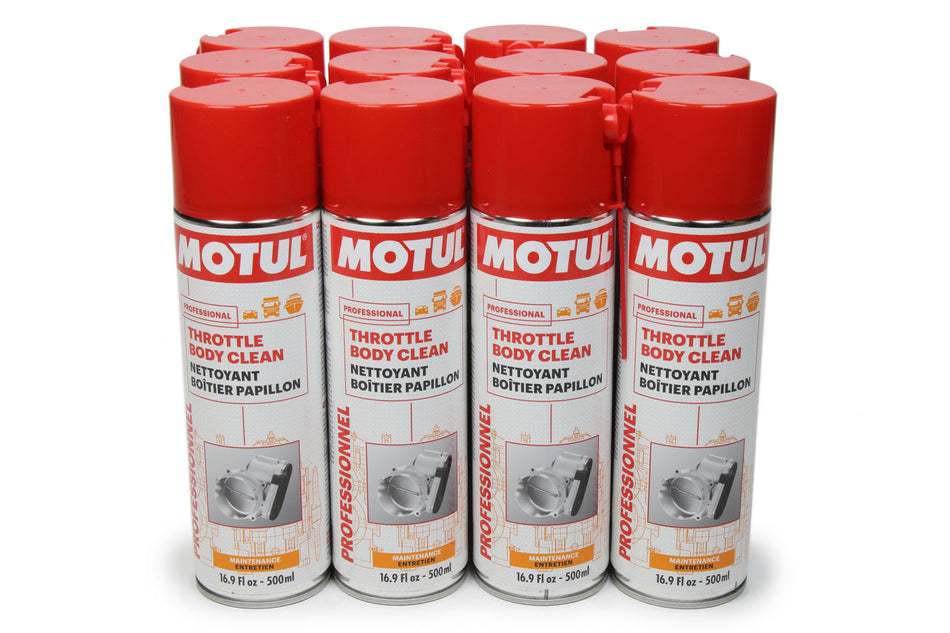 Motul 109615 Throttle Body Clean Case 12 x 16.9oz