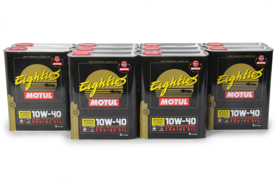 Motul 110619 Classic Eighties Oil 10w 40 Case 10 x 2 Liter