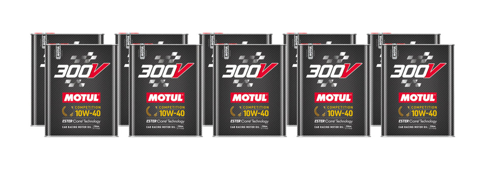 Motul 110821 300V Competition Oil 10w40 Case 10 x 2 Liter