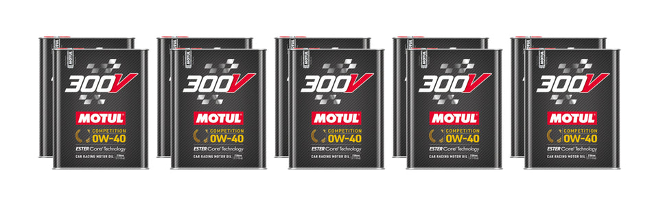 Motul 110857 300V Competition Oil 0w40 Case 10 x 2 Liter