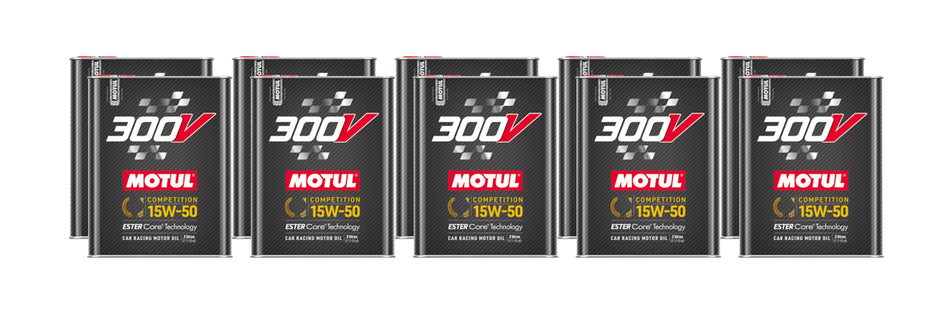 Motul 110860 300V Competition Oil 15w50 Case 10 x 2 Liter