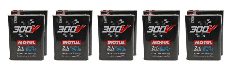 Motul 110864 300V LE Mans Oil 10w60 Case 10 x 2 Liter