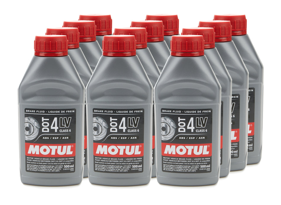 Motul 111254 Dot 4 Brake Fluid Case 12 x 500ml Bottles