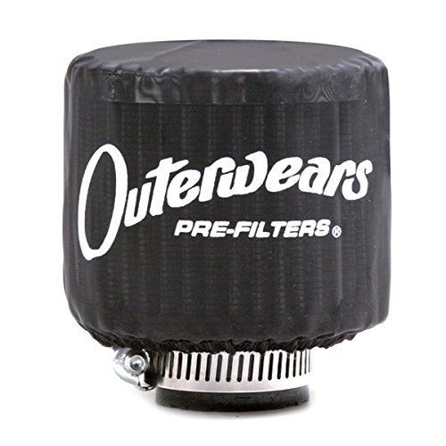 Outerwears 10-1001-01 Pre-Filter w/Top Black 4.5in Dia x 4in Tall