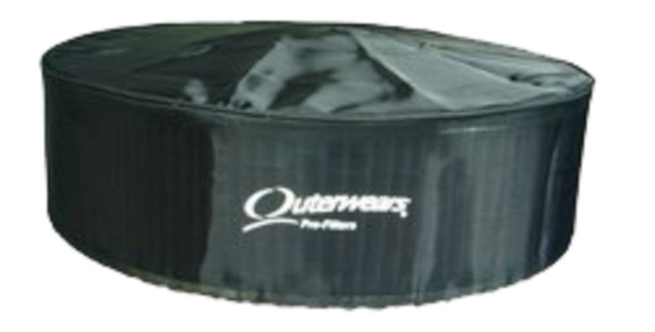 Outerwears 10-1252-01 Pre-Filter w/Top Black 11in x 6in