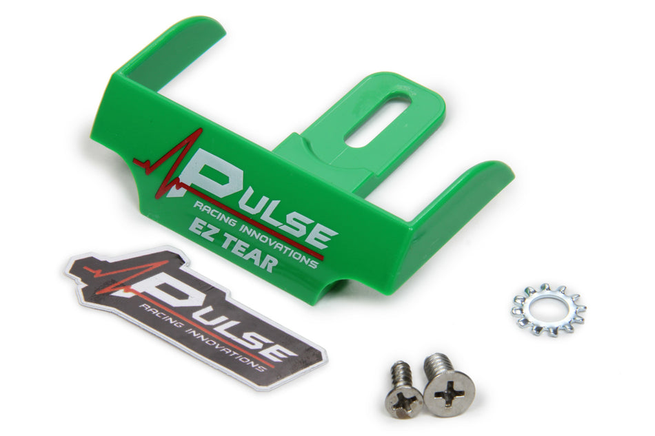 Pulse Racing Innovations EZTS101GR EZ Tear Shield Mounted Green