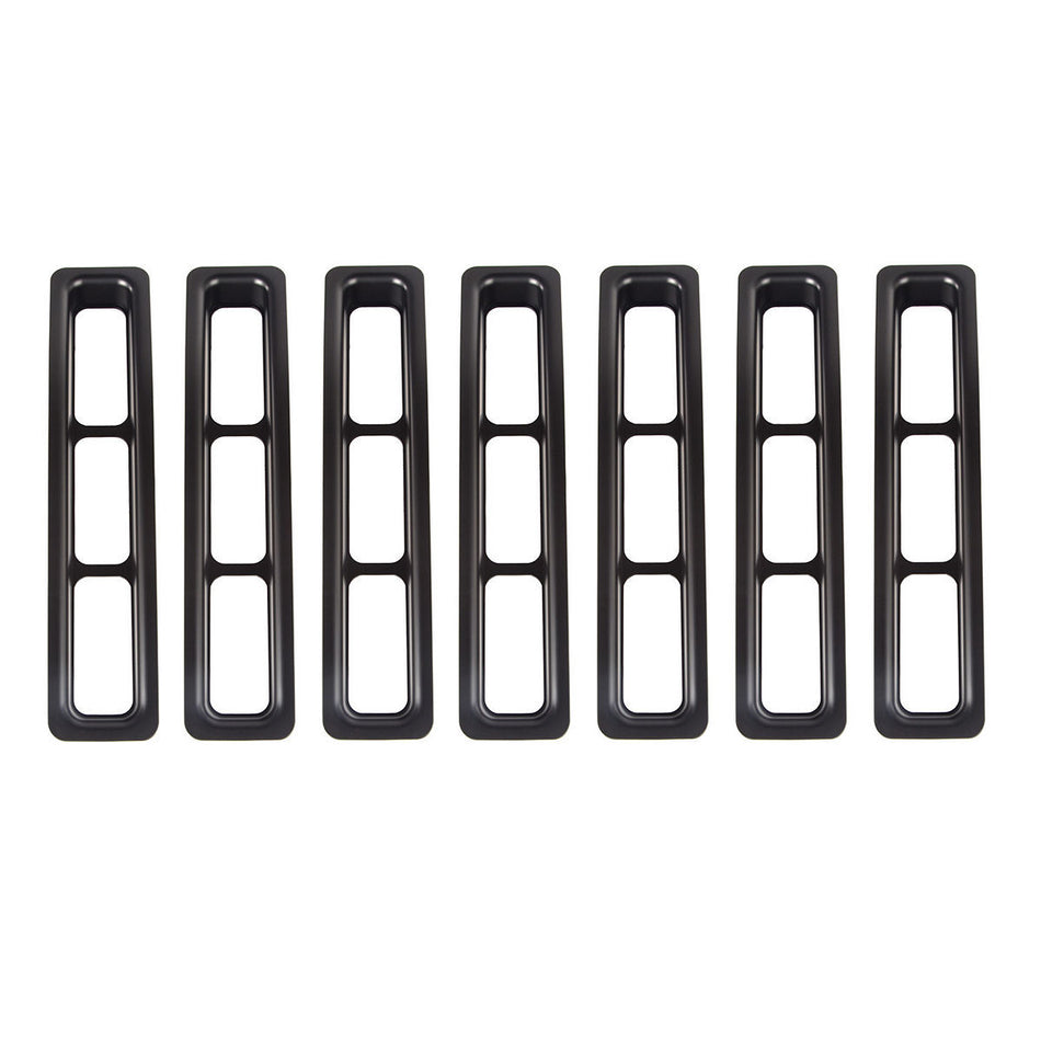 Rugged Ridge 11306.03 Grille Inserts Black 97- 06 Jeep Wrangler TJ