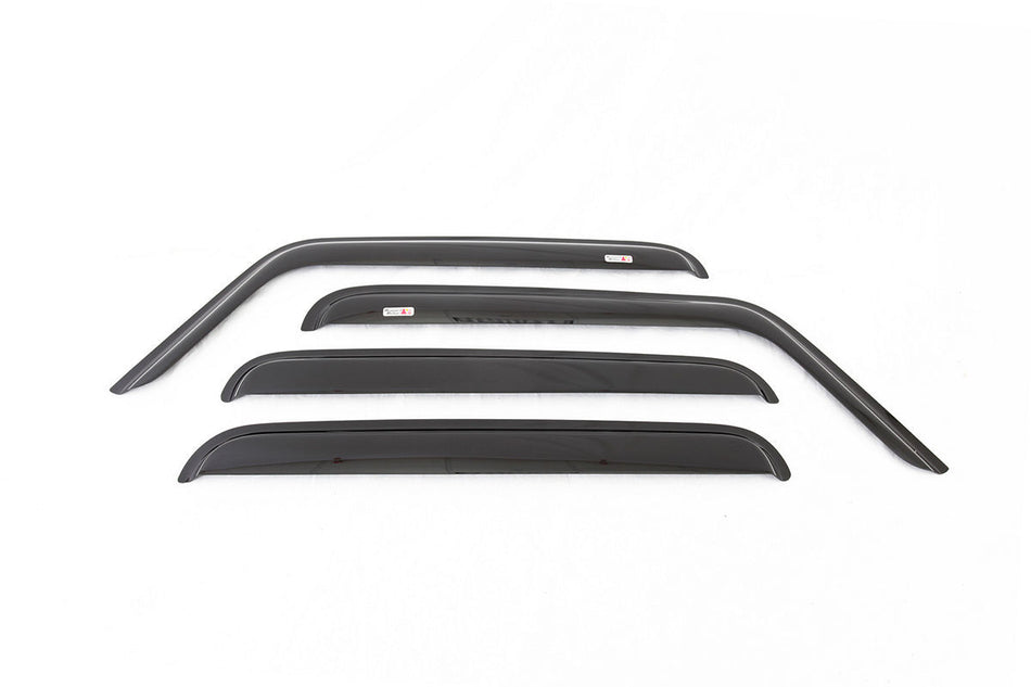 Rugged Ridge 11351.12 Window Rain Deflectors 07-18 Jeep Wrangler JKU