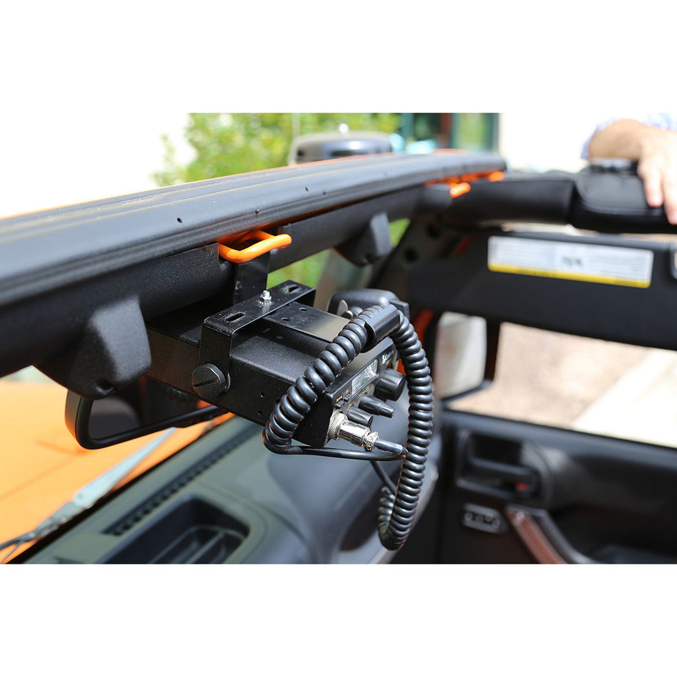 Rugged Ridge 11503.95 CB Radio Mount 07-18 Je ep Wrangler JK