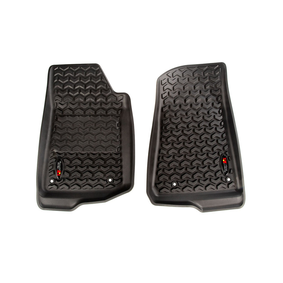 Rugged Ridge 12920.36 Front Floor Liners Black 18-  Jeep Wrangler JL