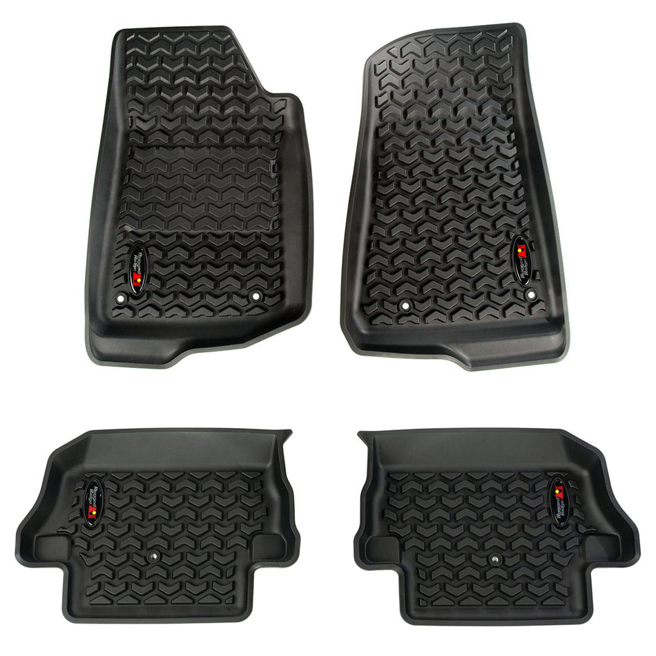 Rugged Ridge 12987.43 Front & Rear Floor Liner 18-   Jeep Wrangler JL