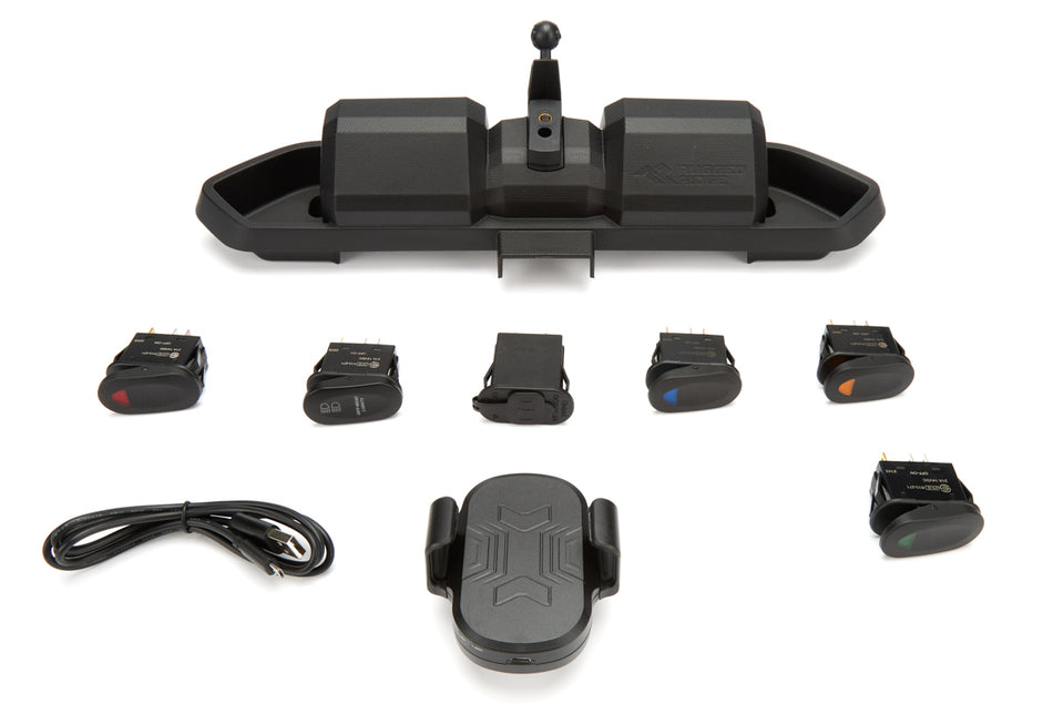 Rugged Ridge 13551.29 18- Jeep Wrangle JL Dash Mount Pod w/Switches