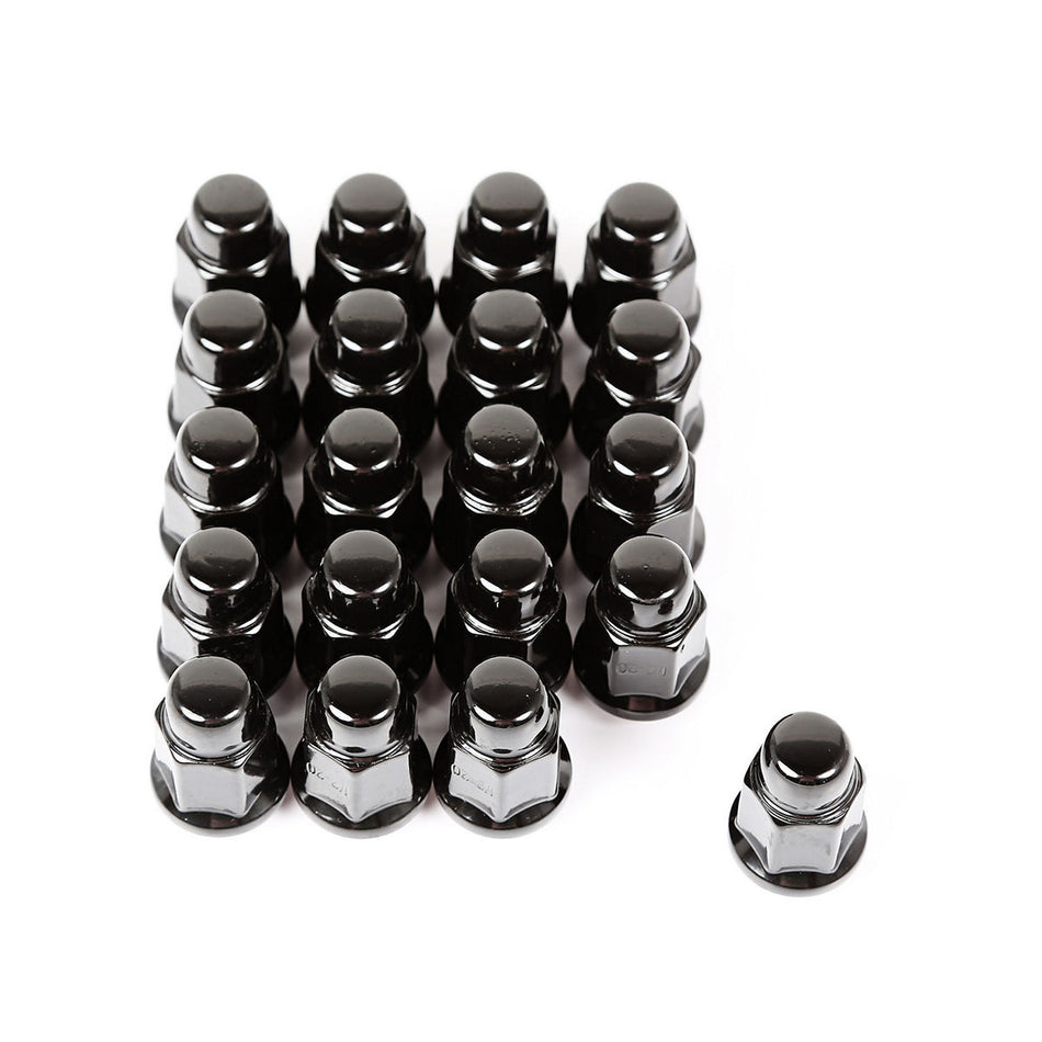 Rugged Ridge 16715.23 Wheel Lug Nut  Set of 20 Black  1/2-20