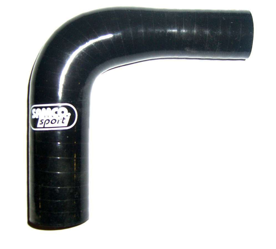 SAMCO SPORT RE90/19-16(BLACK) 3/4in to 5/8in 90 Deg Reducer Elbow Black