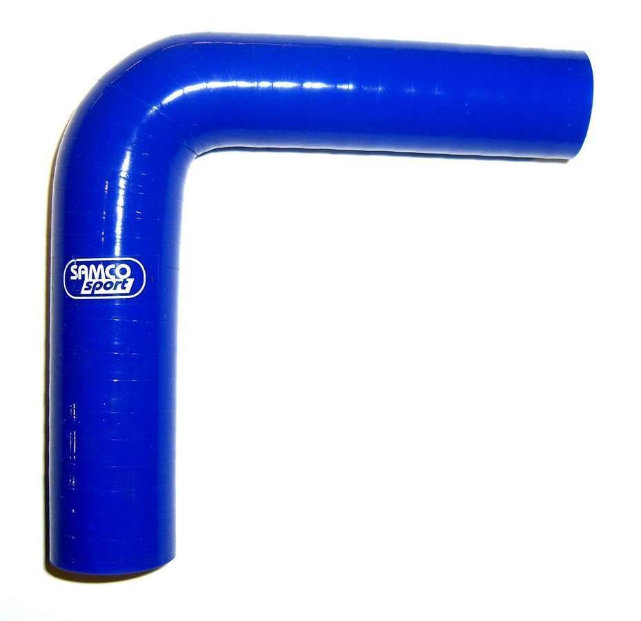 SAMCO SPORT RE90/38-25(BLUE) 1-1/2in to 1in 90 Deg Reducer Elbow Blue