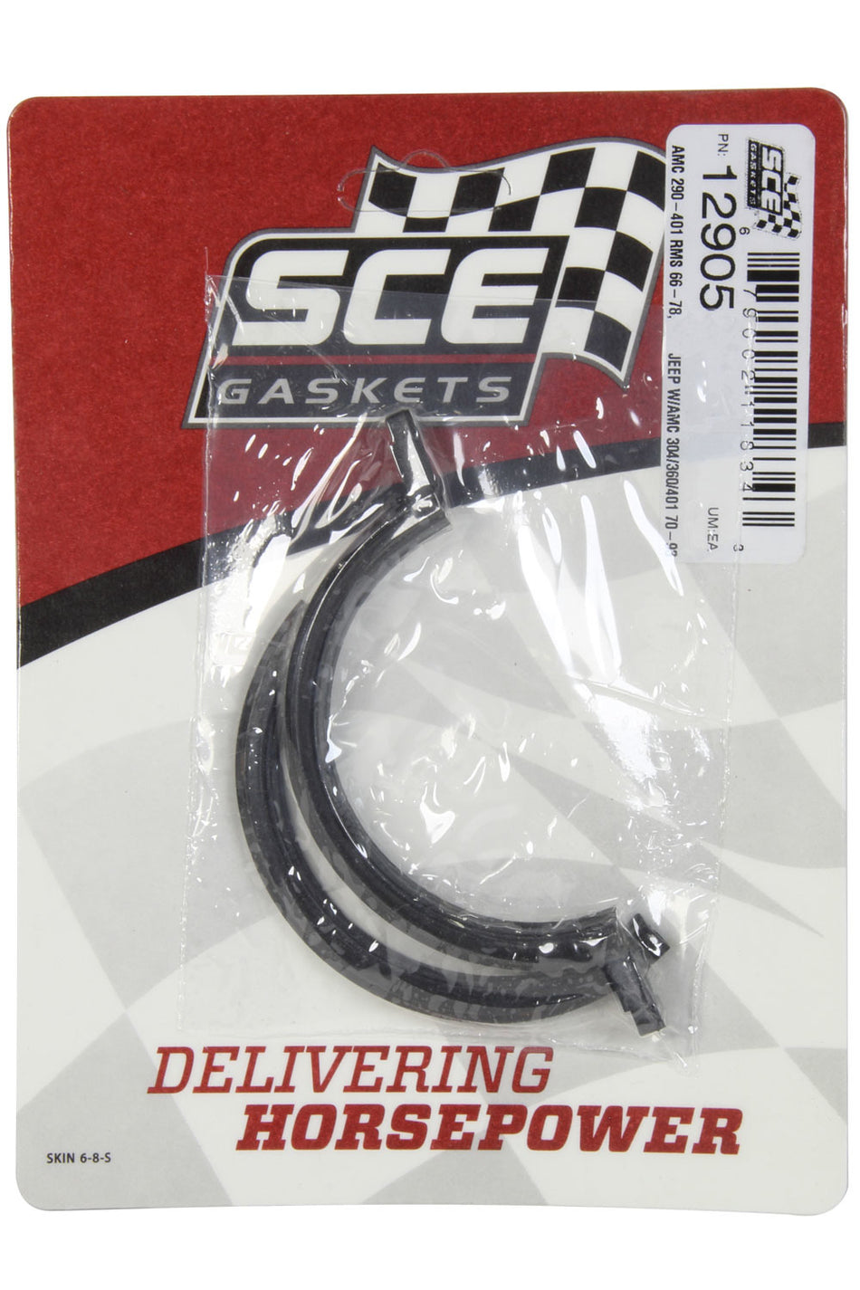 SCE Gaskets 12905 AMC V8 Rear Main Seal 360-401