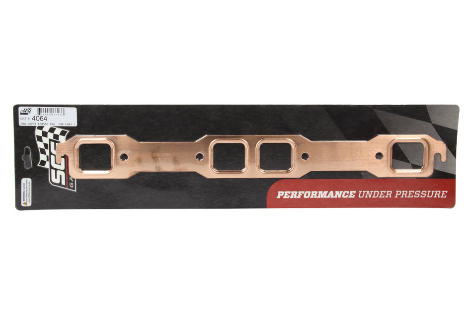 SCE Gaskets 4064 1.7 x 1.500 BB Mopar Copper Embossed Exh Gskt