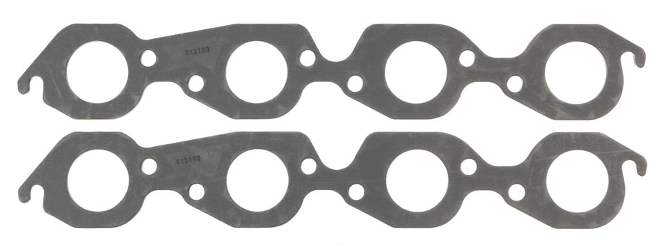 SCE Gaskets 413180 BBC Exhaust Gasket Set Small Round Port