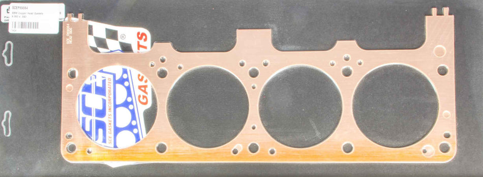 SCE Gaskets P690643L SBM Copper Head Gasket LH 4.060 x .043