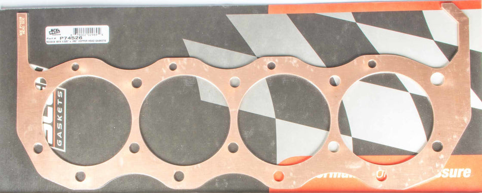 SCE Gaskets P745262 AJPE/Rodeck 481X Copper Hd Gasket 4.520 x .062