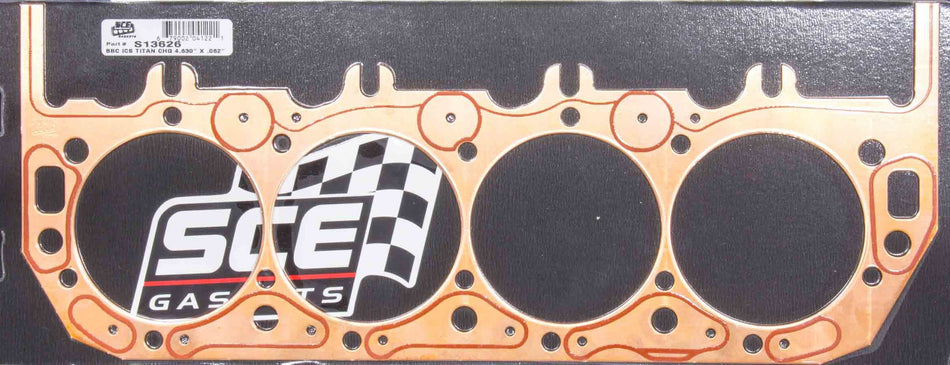 SCE Gaskets S136262 BBC ISC Titan Copper Head Gskt 4.630 x .062