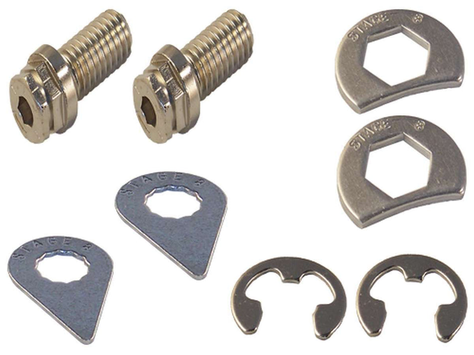 Stage 8 8910A Header Bolt Kit - 6pt. 3/8-16 x 1in (2)