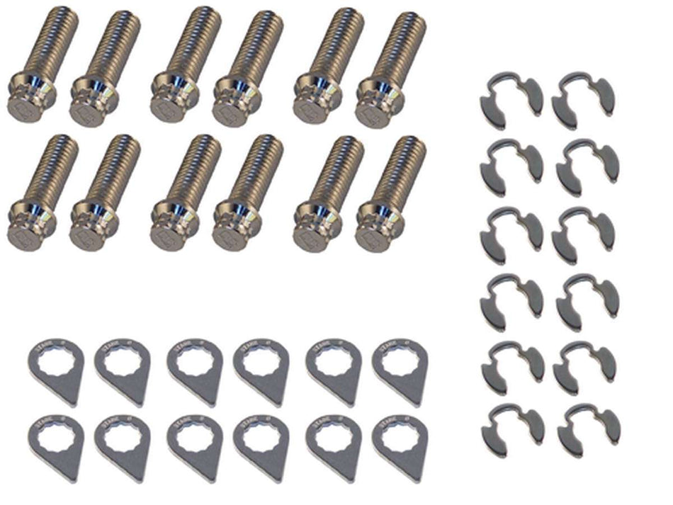 Stage 8 8911B Header Bolt Kit - 12pt. 3/8-16 x 1-1/4 (12)