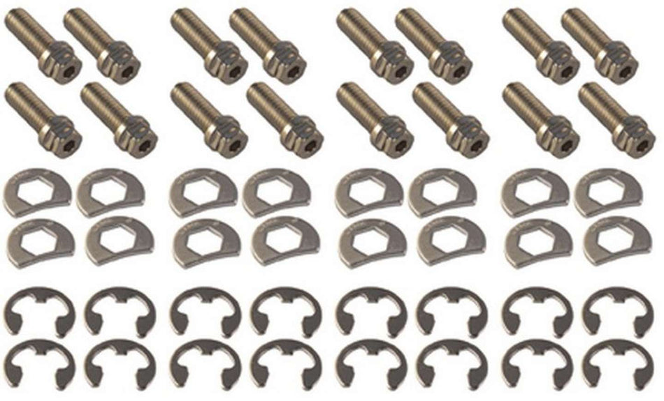 Stage 8 8913A Header Bolt Kit - 6pt. 3/8-16 x 1in (16)