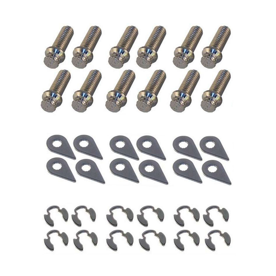 Stage 8 8935 Header Bolt Kit - 12pt. 5/16-18 x 1in (12)