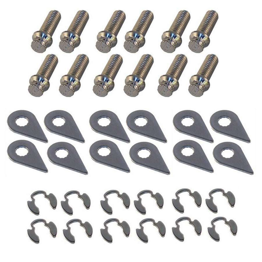 Stage 8 8936 Header Bolt Kit - 12pt. 3/8-16 x 1in (12)