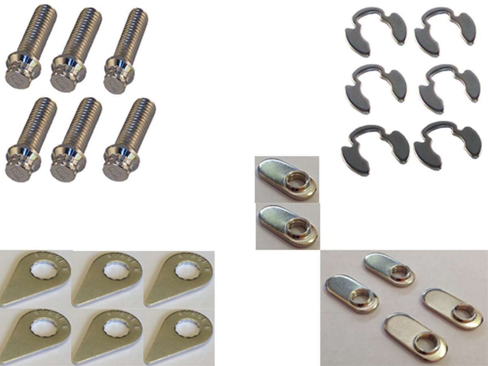 Stage 8 8950S Collector Bolt Kit - 6pt 3/8-16 x 1.5in (6)