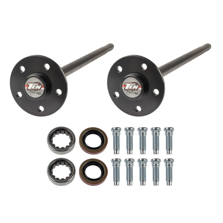 TEN Factory MG22180 79-93 Mustang Axle Kit 8.8 28 Spl 29in 5x4.5