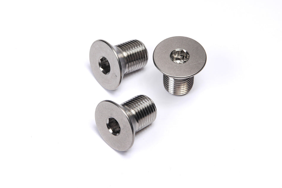 TI22 Performance TIP1080 Front Rotor Bolts 3pcs Titanium 1/2inx20 1in