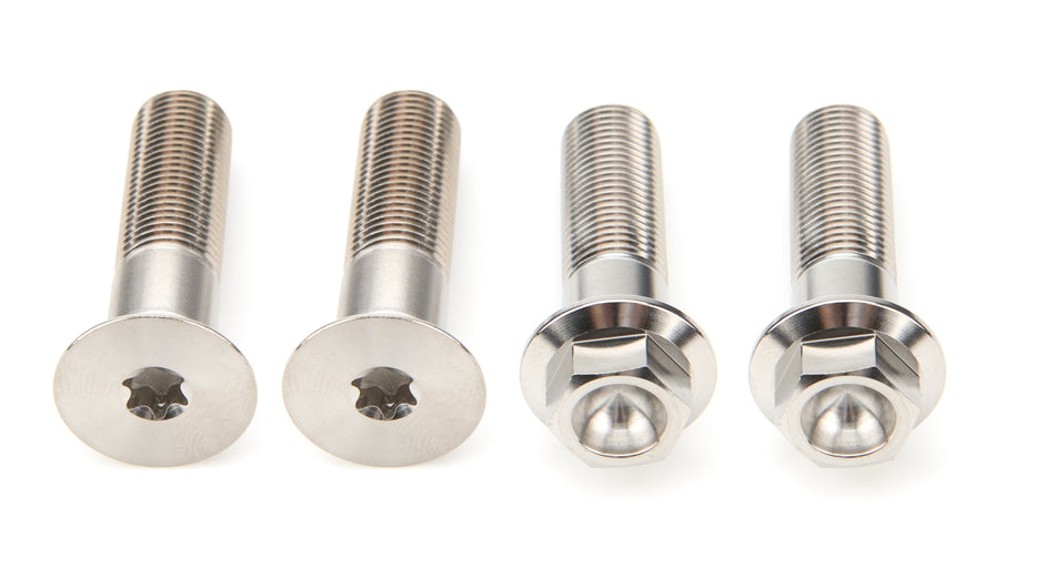 TI22 Performance TIP1083 Arm To Spindle Bolt Kit Titanium 4pcs