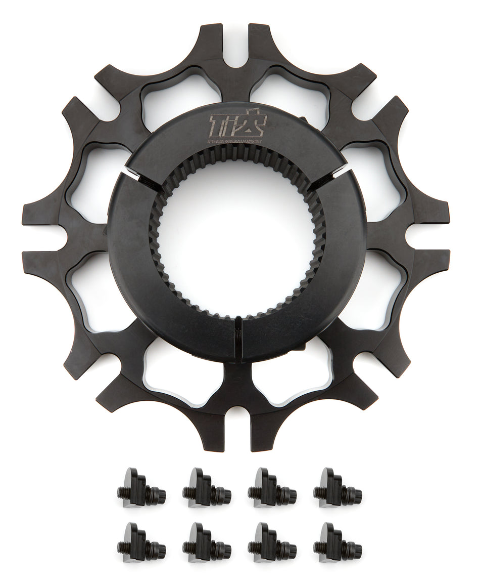 TI22 Performance TIP4025 Brake Rotor Hub Inboard Splined Black Aluminum