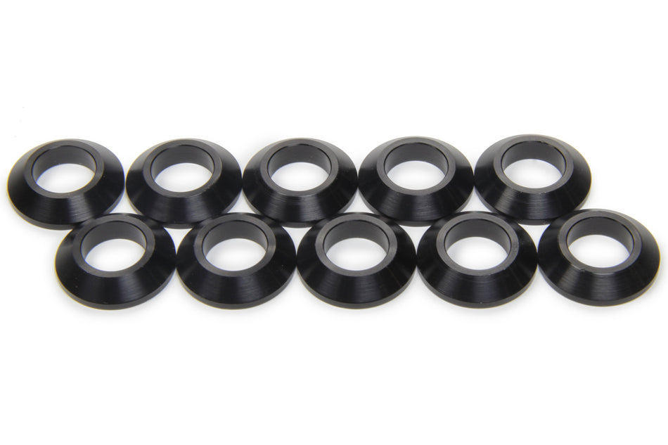 TI22 Performance TIP8221-10 Tapered Spacers 1/2in ID 1/4in Thick Black 10pk