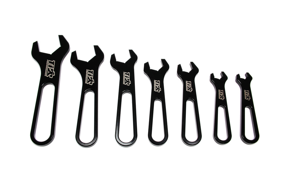 TI22 Performance TIP8530 AN Wrench Set Aluminum -3 Through -16 Black