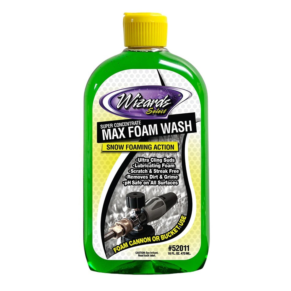 Wizards Products 52011 Max Foam Wash 16 oz