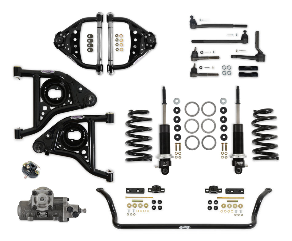 Detroit Speed - Front Speed Kit 3 - Single Adjustable Shocks - BBC