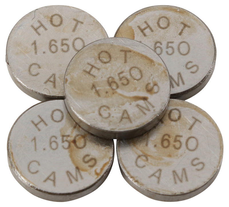 Hot Cams 04-08 400 DVX/02-16 CRF 450 R 1.650mm Shim Kit - 5 Pack